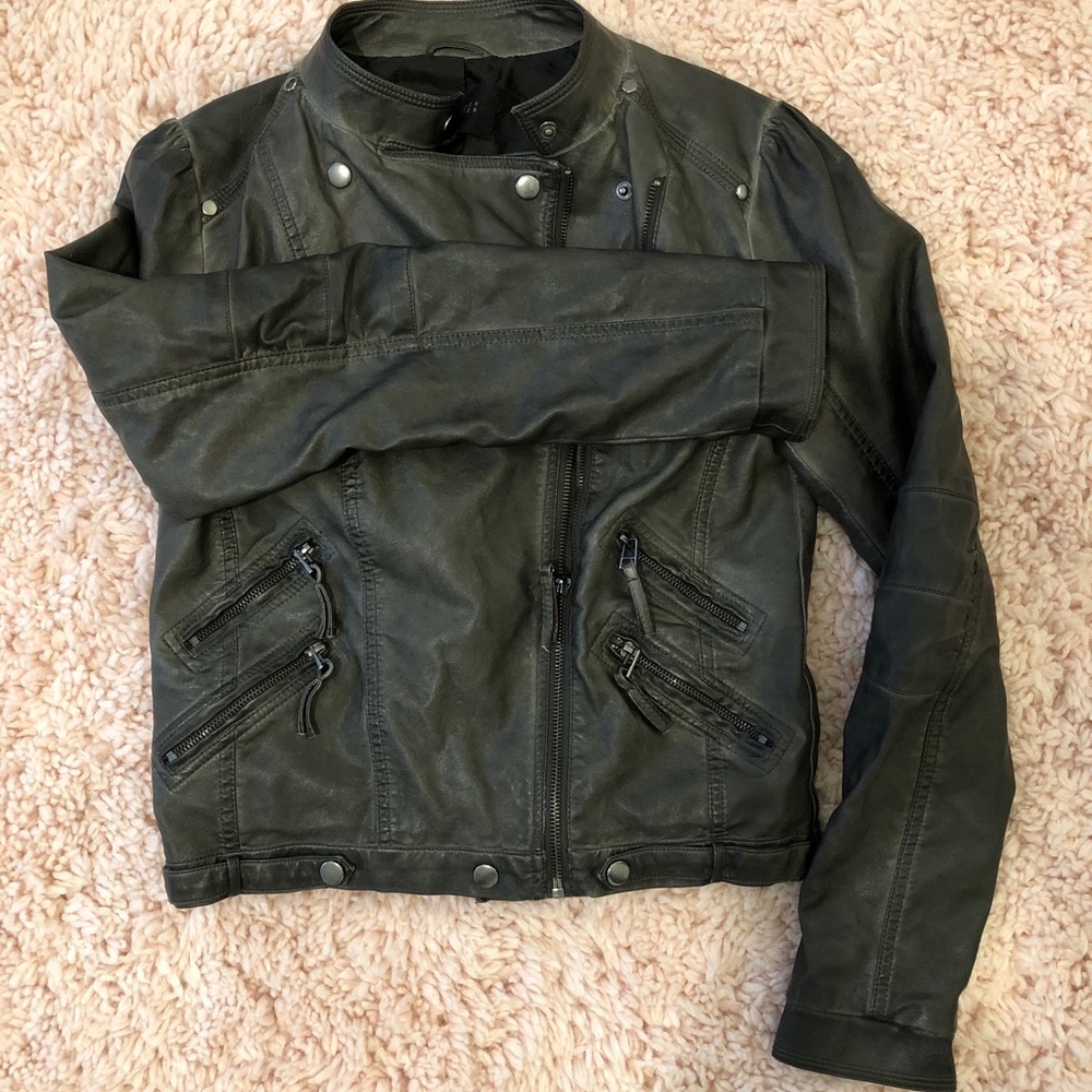Leather jacket by Blu Pepper NWOT